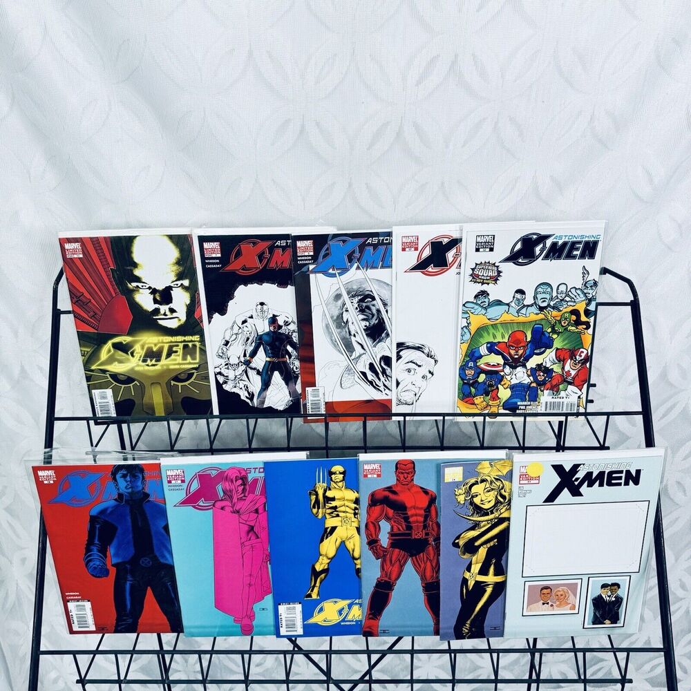 Astonishing X-Men 7 8 10 17 21-24 51 Variant Lot Super Hero Squad Sketch Key 1st